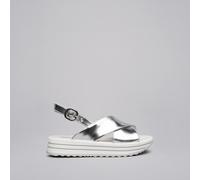 NeroGiardini Outlet Sandali Teens da Ragazza in Materiale Tecnico - Argento 37