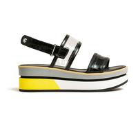 NeroGiardini Outlet SANDALO DONNA PELLE / TELA - Multicolore 36