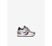 NeroGiardini Outlet - Sneakers Baby da Bimba in Pelle - Acciaio 22