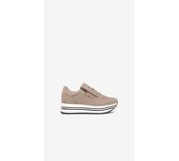 NeroGiardini Outlet - Sneakers Donna in Camoscio - Argilla 38