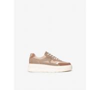 NeroGiardini Outlet - Sneakers Donna in Camoscio e Pelle - Cipria 39