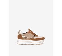 NeroGiardini Outlet - Sneakers Donna in Camoscio e Pelle - Malto 40