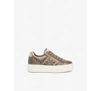 NeroGiardini Outlet - Sneakers Donna in Pelle, Camoscio e Materiale Tecnico - Brown 35