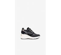 NeroGiardini Outlet - Sneakers Donna in Pelle e Camoscio - Nero 38