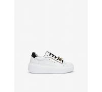 NeroGiardini Outlet - Sneakers Donna in Pelle e Materiale Tecnico - Bianco 37