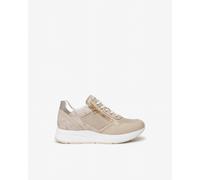 NeroGiardini Outlet - Sneakers Donna in Pelle e Materiale Tecnico - Ivory 36