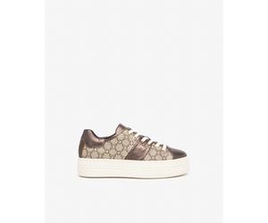 NeroGiardini Outlet - Sneakers Donna in Pelle e Materiale Tecnico - Testa di Moro 38
