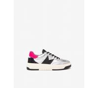 NeroGiardini Outlet - Sneakers Donna in Pelle, Materiale Tecnico e Suede - Acciaio 40