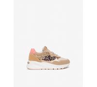 NeroGiardini Outlet - Sneakers Donna in Suede, Pelle e Materiale Tecnico - Nudo 36