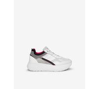 NeroGiardini Outlet - Sneakers Donna in Suede, Pelle e Tela - Bianco 40