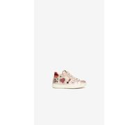 NeroGiardini Outlet Sneakers Kids da Bambina in Pelle - Beige 26