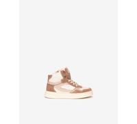 NeroGiardini Outlet - Sneakers Teens da Ragazza in Camoscio e Pelle - Cipria 33