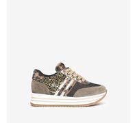 NeroGiardini Outlet Sneakers Teens da Ragazza in Camoscio - Marrone 37