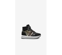 NeroGiardini Outlet Sneakers Teens da Ragazza in Camoscio - Nero 37