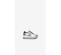 NeroGiardini Outlet Sneakers Teens da Ragazza in Pelle - Argento 39