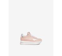 NeroGiardini Outlet - Sneakers Teens da Ragazza in Pelle e Materiale Tecnico - Carne 39
