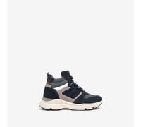 NeroGiardini Outlet Sneakers Teens da Ragazzo in Camoscio e Pelle - Blu 37