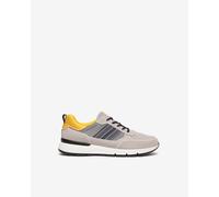 NeroGiardini Outlet Sneakers Uomo in Camoscio, Pelle e Tela - Avorio 39