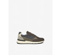 NeroGiardini Outlet - Sneakers Uomo in Camoscio, Pelle e Tela - Oliva 39