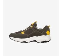 NeroGiardini Outlet Sneakers Uomo in Pelle, Camoscio e Tela - Verde 40