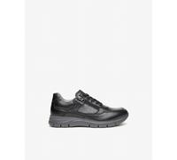 NERO GIARDINI SCARPE IN PELLE UOMO INVERNO I102153U 100 SNEAKERS CON ZIP NERO