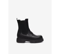 Nero Giardini Stivaletto donna con punta a mocassino in pelle Made in Italy Nero 38
