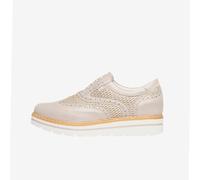 NeroGiardini Outlet - Stringate Donna in Pelle, Camoscio e Tela - Savana 36