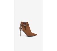 NeroGiardini Outlet Tronchetti Donna in Camoscio e Vernice - Marrone 39