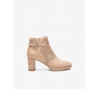 Nero Giardini E512670D Elba col. Champagne Tronchetti per Donna in Pelle con Tacco Alto e Lampo (Taglia 36)