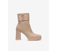 NeroGiardini Outlet - Tronchetti Donna in Pelle - Tortora 39
