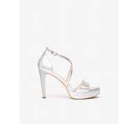 NeroGiardini - Sandali Donna in Pelle - Argento 35