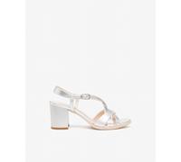 NeroGiardini - Sandali Donna in Pelle - Argento 39