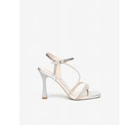 NeroGiardini - Sandali Donna in Pelle - Argento 40