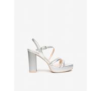 NeroGiardini - Sandali Donna in Pelle - Argento 41