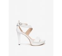 NeroGiardini - Sandali Donna in Pelle - Bianco 35