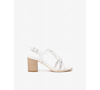 NeroGiardini - Sandali Donna in Pelle - Bianco 38