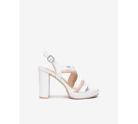 NeroGiardini Sandali Donna in Pelle - Bianco 38