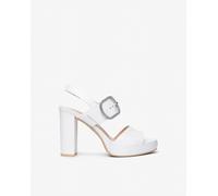 NeroGiardini - Sandali Donna in Pelle - Bianco 38
