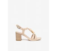NeroGiardini - Sandali Donna in Pelle - Lino 38