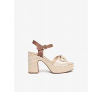 NeroGiardini - Sandali Donna in Pelle - Miele 39