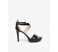 NeroGiardini - Sandali Donna in Pelle - Nero 35