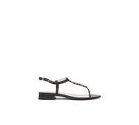 Nerogiardini - Sandali Infradito con Paillettes Nere - - Shoes - Donna - Nero - 36 EU