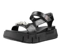 NeroGiardini - Sandali platform neri NeroGiardini