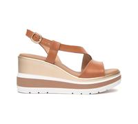 Nerogiardini - Sandali Zeppa in Pelle - - Shoes - Donna - Marrone - 37 EU