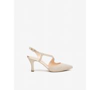 NeroGiardini - Sling-Back Donna in Tessuto - Beige 41