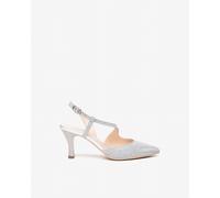 Nero Giardini E307010DE Slingback Donna in Materiale Tecnico - Ghiaccio 41 EU