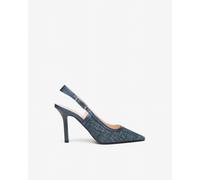 NeroGiardini - Slingback Donna in Tessuto e Pelle - Avio 39