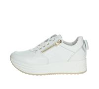 NEROGIARDINI Sneaker in pelle con platform. Made in Italy 41 Bianco BIANCO