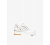 NeroGiardini - Sneakers Donna in Pelle e Materiale Tecnico - Bianco 38