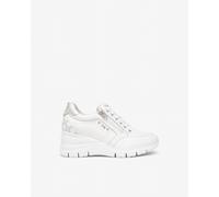 NeroGiardini - Sneakers Donna in Pelle e Materiale Tecnico - Bianco 38